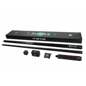 Billiard dákó csomag, Pool, EVO Luna Maxbing Edition, Malachite Eclipse Full szett, 12.5mm, 3/8x10 kép