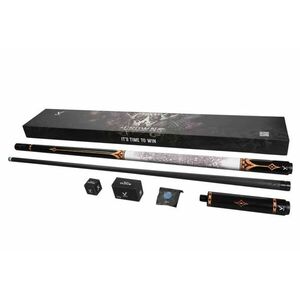 Billiard dákó csomag, Pool, EVO Crown Maxbing Edition, Royal White Leather Full szett, 12.5mm, 3/8x10 kép