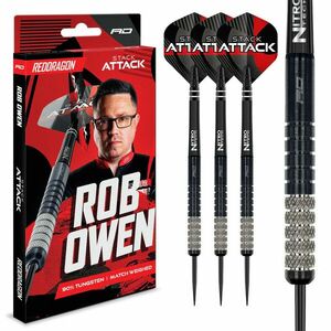 Dart szett Red Dragon steel Rob Owen 22gr, 90% gravírozott kép