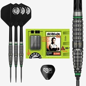 Dart szett steel Target Japan PRIME SERIES SCREAM G2 AKITO YAMAGATA Model SP 23g , 90% gravírozott kép