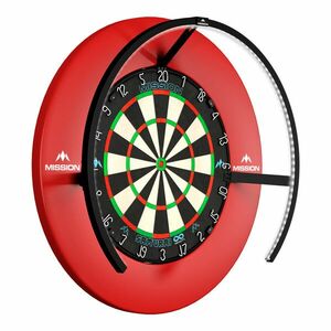 Mission Torus & Clamp 270 hordozható árnyék mentes világítás 2025 , sisal darts táblához, fekete kép