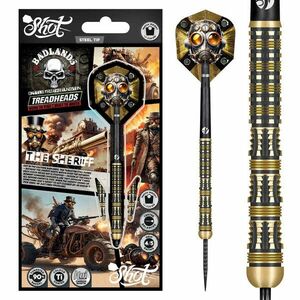 Darts szett Shot steel Badlands The Sheriff 23gr 90% wolfram kép