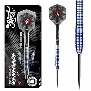 darts szett Shot steel, Nicole Regnaud 23gr, 90% Gravírozott kép