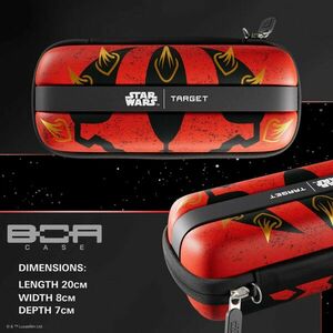 darts tok STAR WARS TARGET Darth Maul BOA két szett tárolására Gravírozott kép