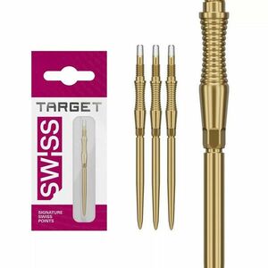 Darts fémhegy TARGET Swiss Storm RST, arany 42mm kép