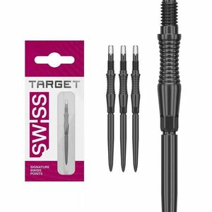 Darts fémhegy TARGET Swiss Storm RST, fekete 30mm kép