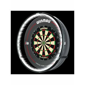 Darts világítás és falvédő csomag, Winmau Plasma 360 és Winmau Pro Line fekete falvédő kép