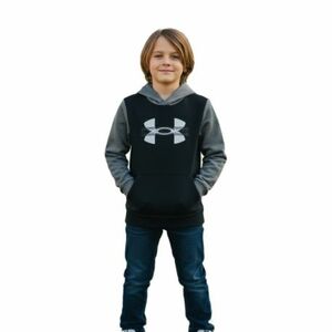 Fiú hőszigetelt kapucnis pulóver UNDER ARMOUR UA Rival Flc Cblck Grphc HD kép