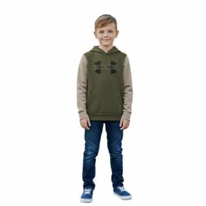 Fiú hőszigetelt kapucnis pulóver UNDER ARMOUR UA Rival Flc Cblck Grphc HD kép