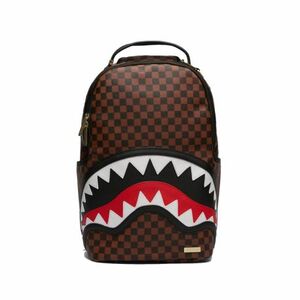 Táska SPRAYGROUND Sawtooth Sharks In Paris Backpack 20L brown black kép