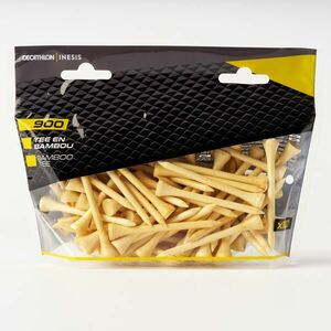 Inesis Golf tee, bambusz, 70 mm, 100 db - kép