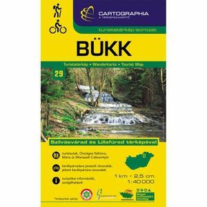 Cartographia Bükk turistatérkép kép