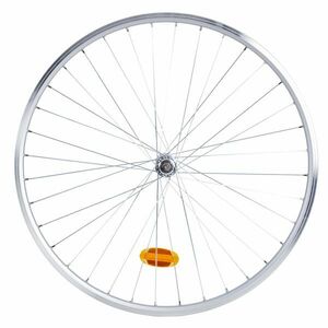 Elops Első kerék 120E városi kerékpárhoz, duplafalú, ezüstszínű kép