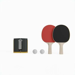Pongori Pingpongütő szett, mini, háló + 2db ütő 2 db labda - PPR 100 kép