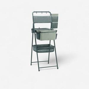 Quechua Kemping mosogatószekrény, szürkevíz-tárolóval, számos tárolóhellyel kép