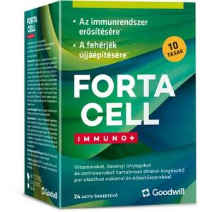Fortacell Immuno+ étrendkiegészítő italpor 10x15 g kép