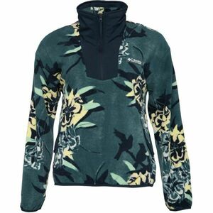 Columbia SEQUOIA GROVE™ PRINTED HALF ZIP Női polár pulóver, sötétzöld, méret kép