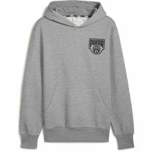 Puma POSTERIZE HOODIE Férfi pulóver, szürke, méret kép