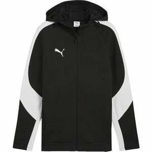 Puma TEAMEVOSTRIPE HOODED JACKET Férfi kabát, fekete, méret kép