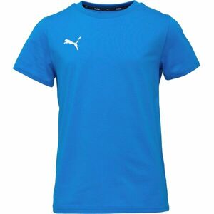 Puma TEAMGOAL CASUALS TEE JR Fiú sportpóló, kék, méret kép