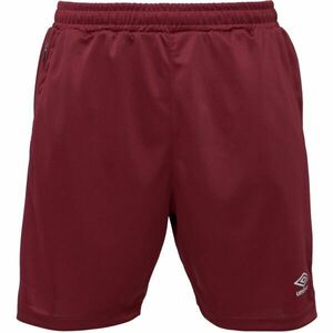 Umbro TRAINING KNIT SHORT Férfi sportrövidnadrágok, bordó, méret kép