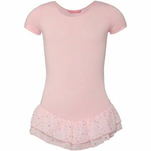 PAPILLON LEOTARD SHORT SLEEVES Gyerek balettruha, rózsaszín, méret kép