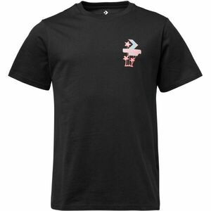 Converse MOTEL Férfi póló, fekete, méret kép