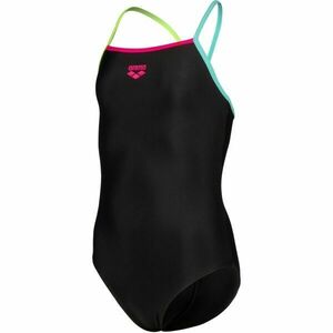 Arena LIGHT DROP SOLID Lány fürdőruha, fekete, méret 12-13Y kép