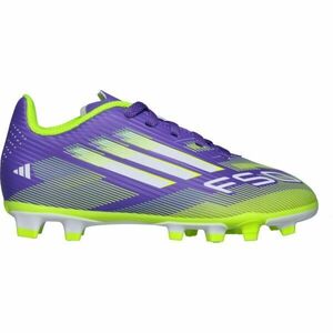 adidas F50 CLUB FG/MG J Gyerek futballcipő, lila, méret kép