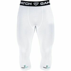 GAMEPATCH COMPRESSION TIGHTS 3/4 Kompessziós uniszex leggings, fehér, méret kép