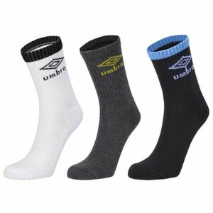 Umbro STRIPED SPORTS SOCKS JNR - 3 PACK Gyerek zokni, mix, méret 28-31 kép
