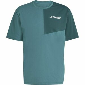 adidas TERREX MULTI TEE Férfi póló, zöld, méret kép