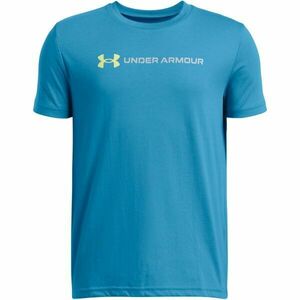 Under Armour LOGO WORDMARK Gyerek póló, kék, méret XS kép