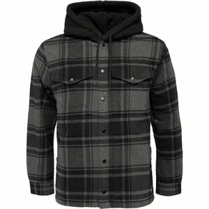 Vans PIEDMONT HOODED PLAID SHACKET Férfi dzseki, fekete, méret kép