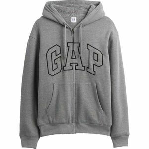 GAP V-GAP ARCH SHERPA FZ Férfi bélelt pulóver, szürke, méret kép