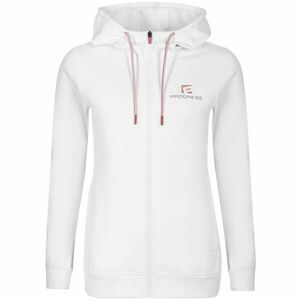 PROGRESS LIBERA Női kapucnis pulóver, fehér, méret kép