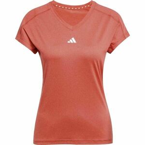 adidas AEROREADY TRAIN ESSENTIALS MINIMAL T-SHIRT Női póló sportoláshoz, piros, méret kép