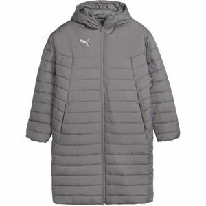 Puma TEAMFINAL BENCH JACKET Férfi télikabát, szürke, méret kép