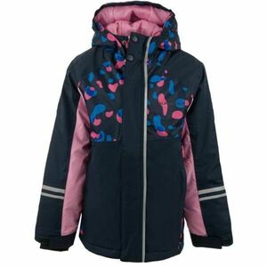 ALPINE PRO JORDANO Gyerek kabát, fekete, méret 128-134 kép