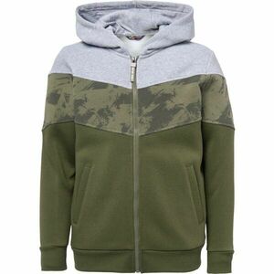 Lewro BRUS Cipzáras fiú pulóver, khaki, méret 152-158 kép