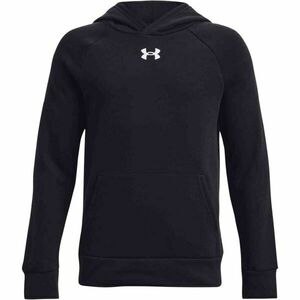 Under Armour RIVAL FLEECE HOODIE Fiú pulóver, fekete, méret XL kép