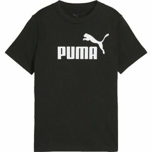 Puma ESSENTIALS NO. 1 LOGO TEE G Lány póló, fekete, méret kép