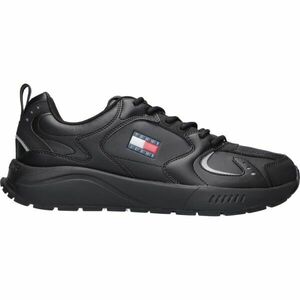 Tommy Hilfiger TJM RUNNER LEATHER Férfi szabadidőcipő, fekete, méret kép