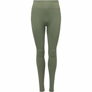 Fitforce BIALA Női fitnesz leggings, sötétzöld, méret kép
