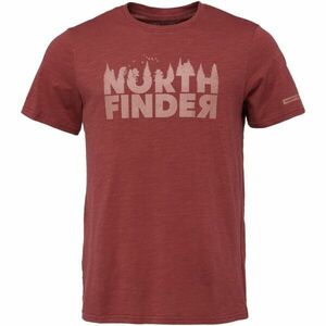 Northfinder JOSEF Férfi outdoor póló, bordó, méret kép
