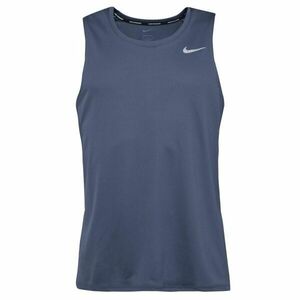 Nike MILER Férfi ujjatlan póló, sötétkék, méret kép