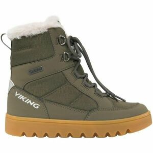 VIKING BY NORWAY FLEEK WARM GTX ZIP Junior téli cipő, khaki, méret kép