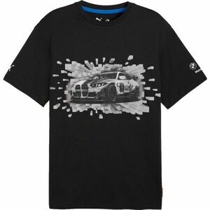 Puma BMW M MOTORSPORT GRAPHIC TEE MONO Férfi póló, fekete, méret kép