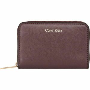 Calvin Klein FOIL LOGO MEDIUM ZIP AROUND Női pénztárca, bordó, méret kép