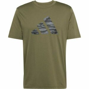 adidas M C CAMO LOGO TEE Férfi póló, khaki, méret kép